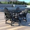 Highwood Usa Hamilton 5pc Round Counter Height Outdoor Patio Furniture Dining Set AD-CNA48-BKE - alternate 3